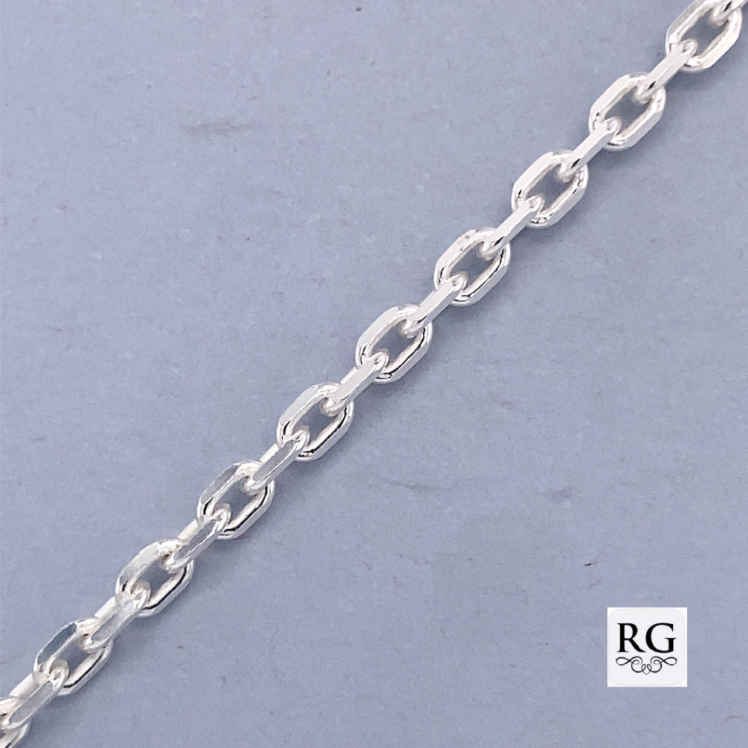 SILVER ANCHOR LINK BRACELET & CHAIN
