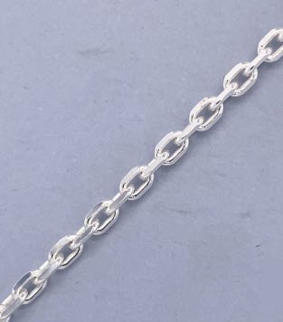 SILVER ANCHOR LINK CHAIN