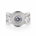 CZ FILIGREE RING
