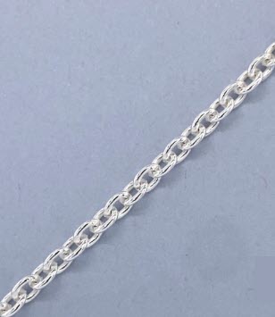SILVER ANCHOR LINK CHAIN