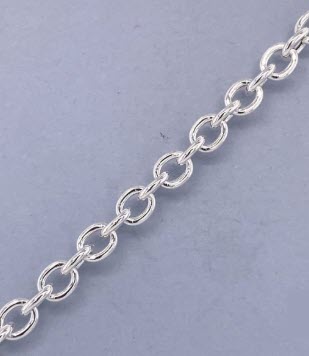 SILVER ANCHOR LINK CHAIN