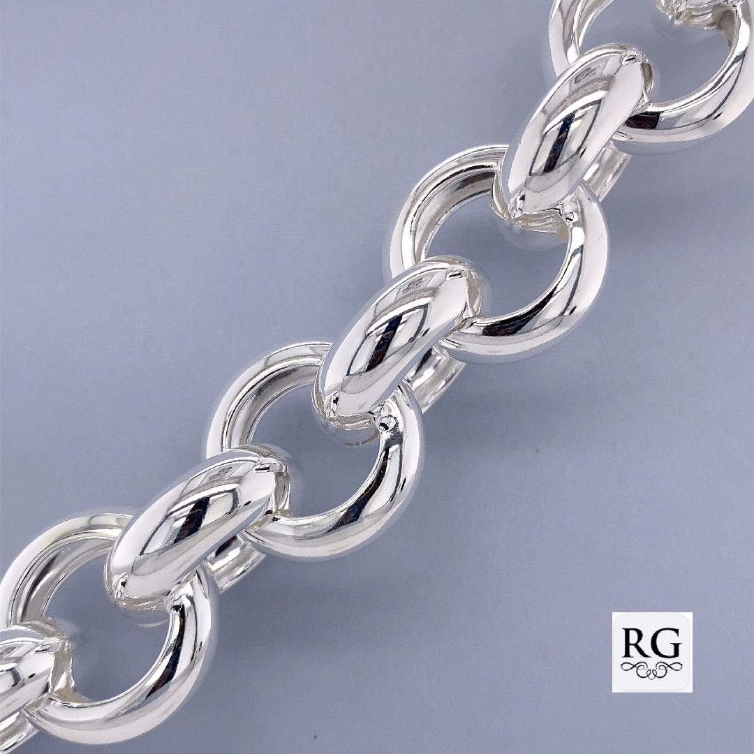 SILVER BELCHER BRACELET & CHAIN