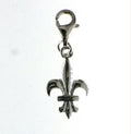 SILVER FLEUR-DE-LIS CHARM
