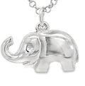 SILVER HOL PLAIN BALI ELEPHANT CHARM