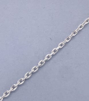 SILVER ANCHOR LINK CHAIN