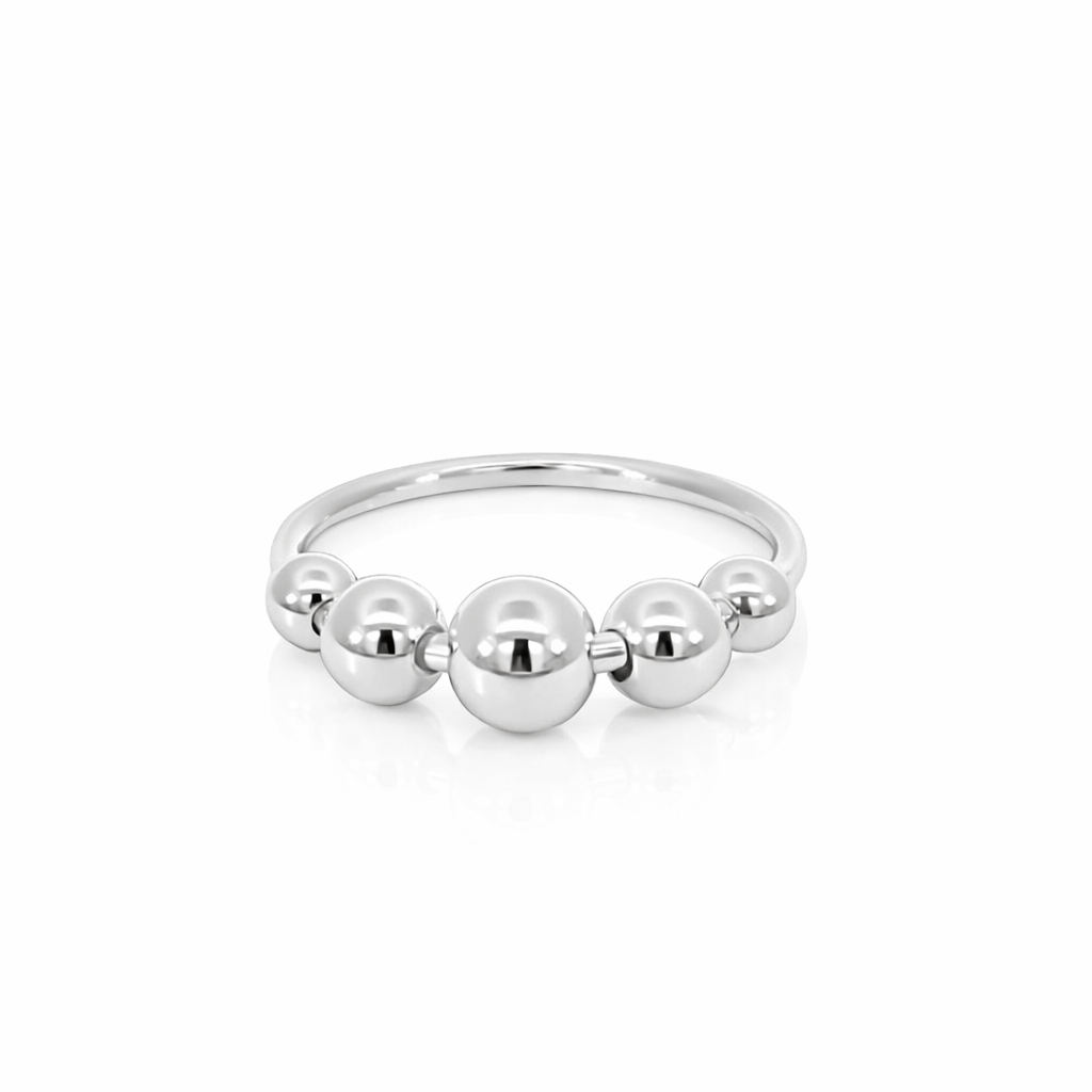 Silver Ball Ring