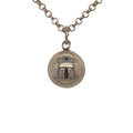 SILVER HOLLOW BALL CHARM
