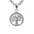 SILVER OPEN ETCH TREE OF LIFE ROUND PEND