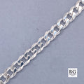 SILVER OVAL CURB LINK CHAIN