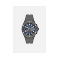 Men's DANIEL KLEIN Gunmetal Silicone Multifunction Watch