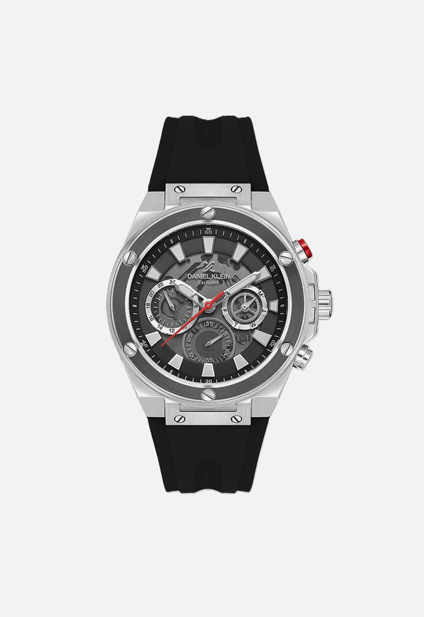 Daniel Klein Men's Silicone Strap Watch
