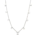 11x TUBE SET CZ’S ON ANCHOR CHAIN - 45cm