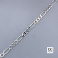 SILVER 3X1 FIGARO BRACELET