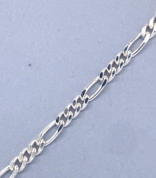 SILVER FIGARO CHAIN 2.7mm W