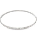 SILVER HAMMERED BANGLE