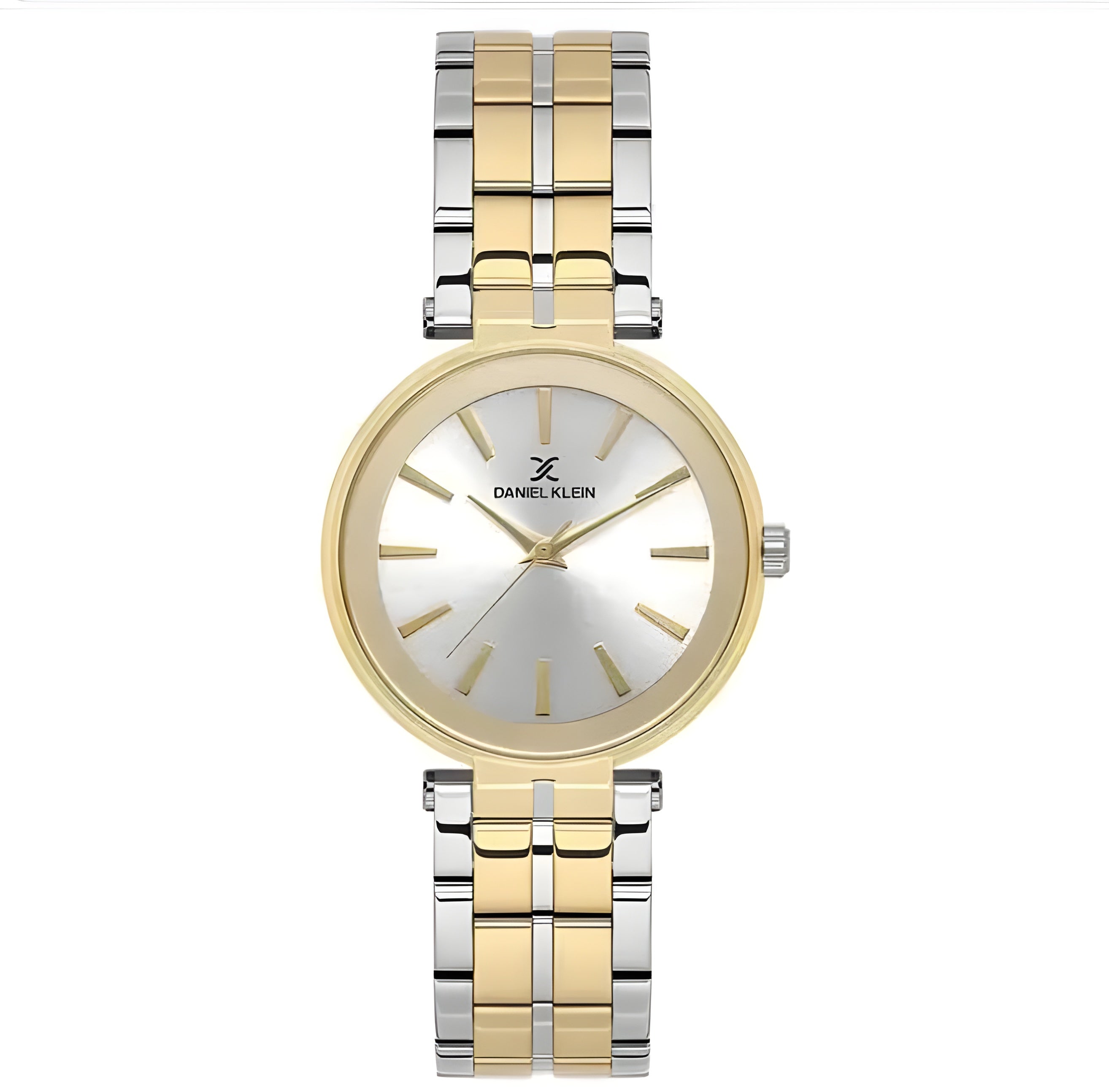 DANIEL KLEIN - TWO TONE GOLD AND SILVER LADIES WATCH