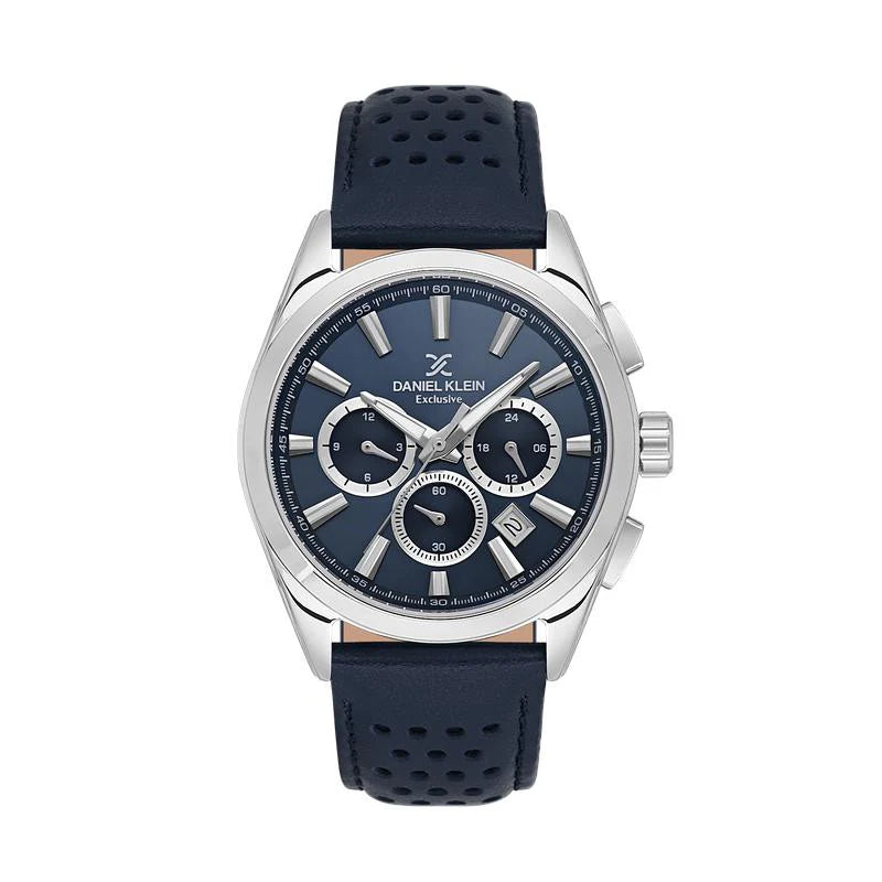 Daniel Klein Men's Blue Dial Multifunction Watch