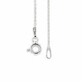 Silver anchor link chain