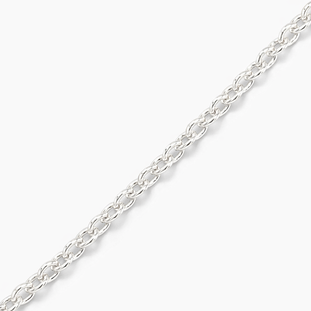 SILVER ANCHOR LINK CHAIN