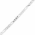 SILVER FIGARO CHAIN 4.5mm W