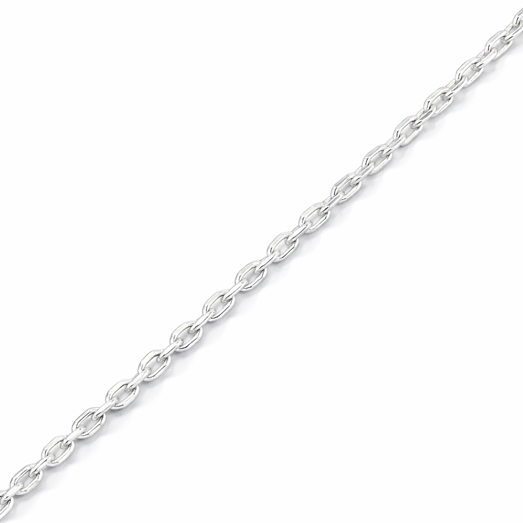 SILVER ANCHOR LINK CHAIN