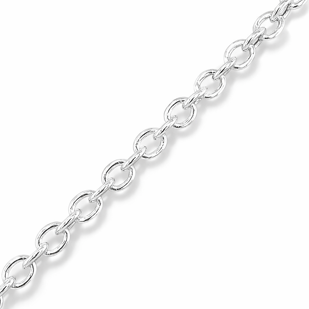 SILVER ANCHOR LINK CHAIN
