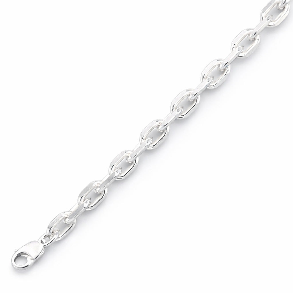 SILVER ANCHOR LINK CHAIN