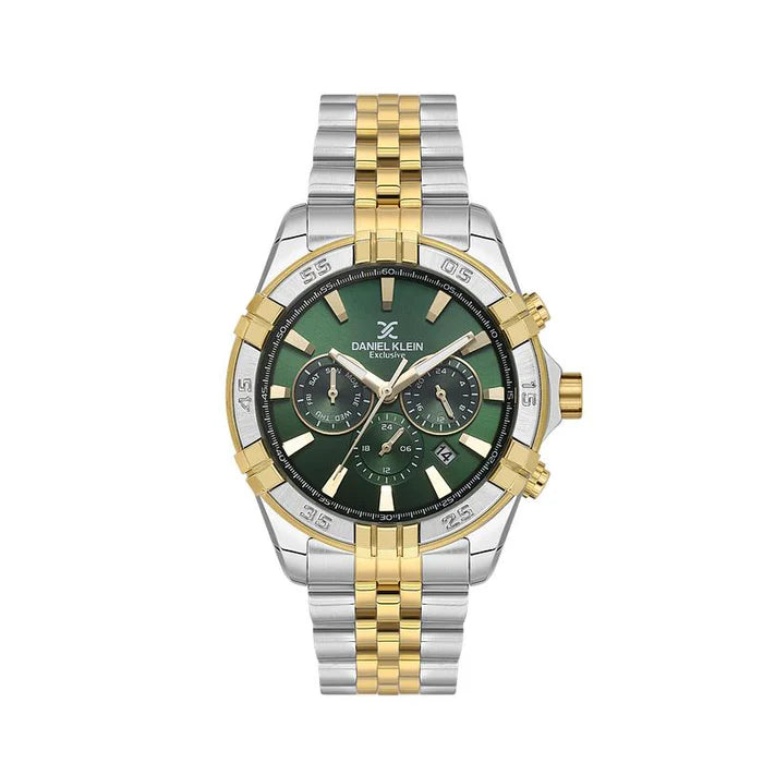 Daniel Klein Exclusive Green Dial Multifunction Men's Watch