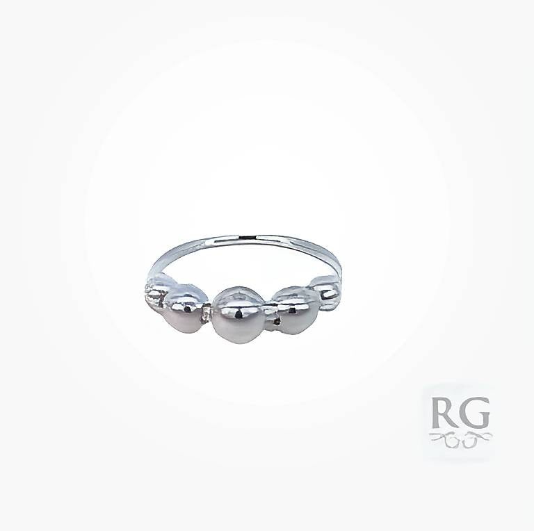 Silver Ball Ring