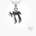 SILVER AM ISRAEL CHAI LIFE PENDANT