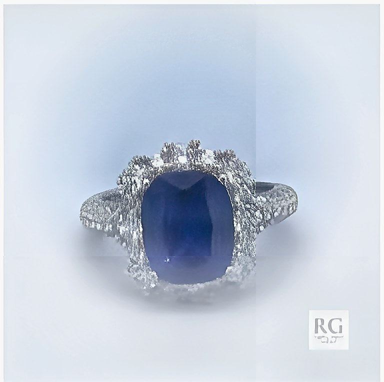 SILVER CZ PAVE DRESS RING