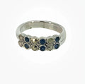 SILVER MILLGRAIN CIRCLE RING
