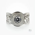 CZ FILIGREE RING