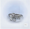 SILVER CZ PAVE RING